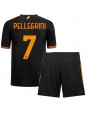 Otroški Nogometna dresi replika AS Roma Lorenzo Pellegrini #7 Tretji 2023-24 Kratek rokav (+ hlače)